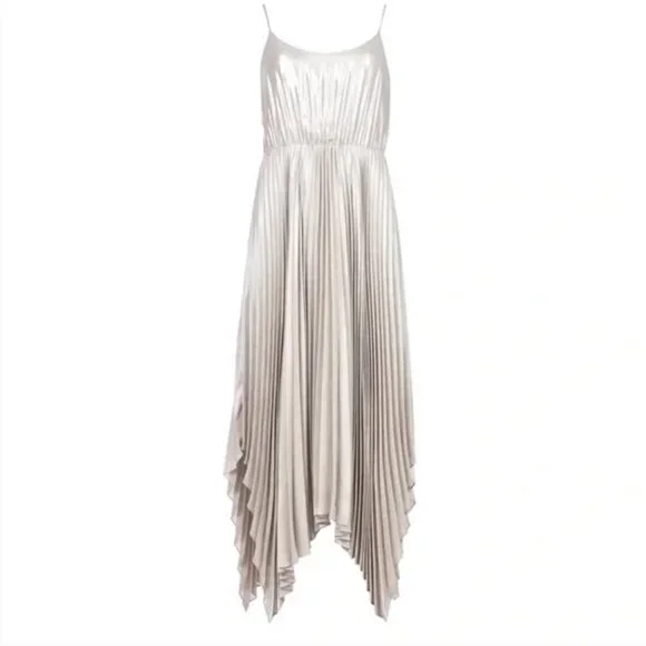 All Saints | Dresses | All Saints Pleated Lerin Corina Slip Dress | Poshmark